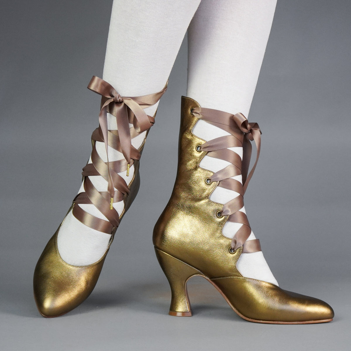 Tango Edwardian Boot (Antique Gold) – American Duchess