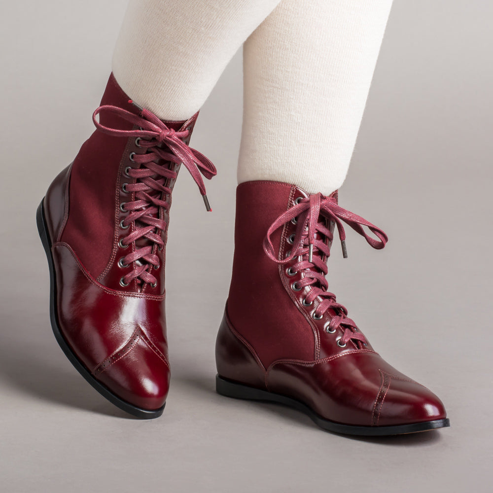 Anne Boots (Oxblood) 12