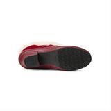 Alpen Retro Winter Booties (Oxblood/Ivory)