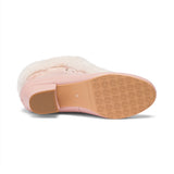 Alpen Retro Winter Booties (Candy Pink/Ivory)