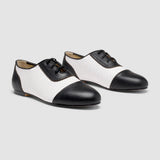 Beverly Sporting Flats (Black/Soft White)