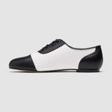 Beverly Sporting Flats (Black/Soft White)