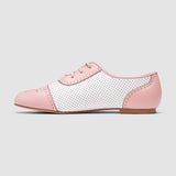 Beverly Sporting Flats (Pink/Soft White)