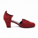 Christine Vintage Pumps (Garnet Cloak)