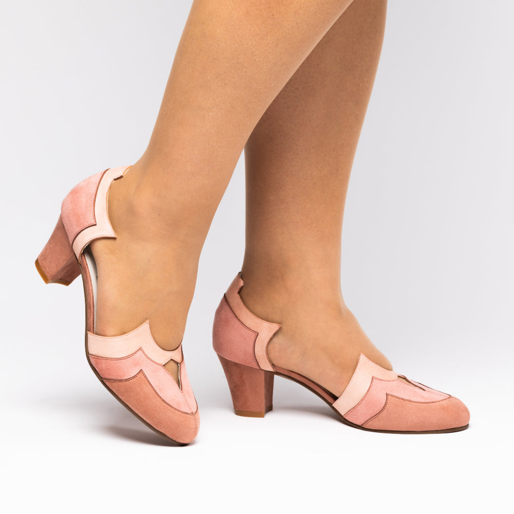 Christine Vintage Pumps (Seductress Pink) 8.5