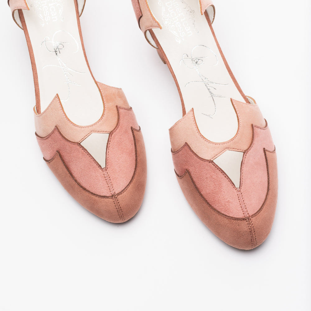 Christine Vintage Pumps (Seductress Pink) – American Duchess