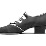 Clementine Vintage Ghillie Shoes (Moss Green/Taupe)