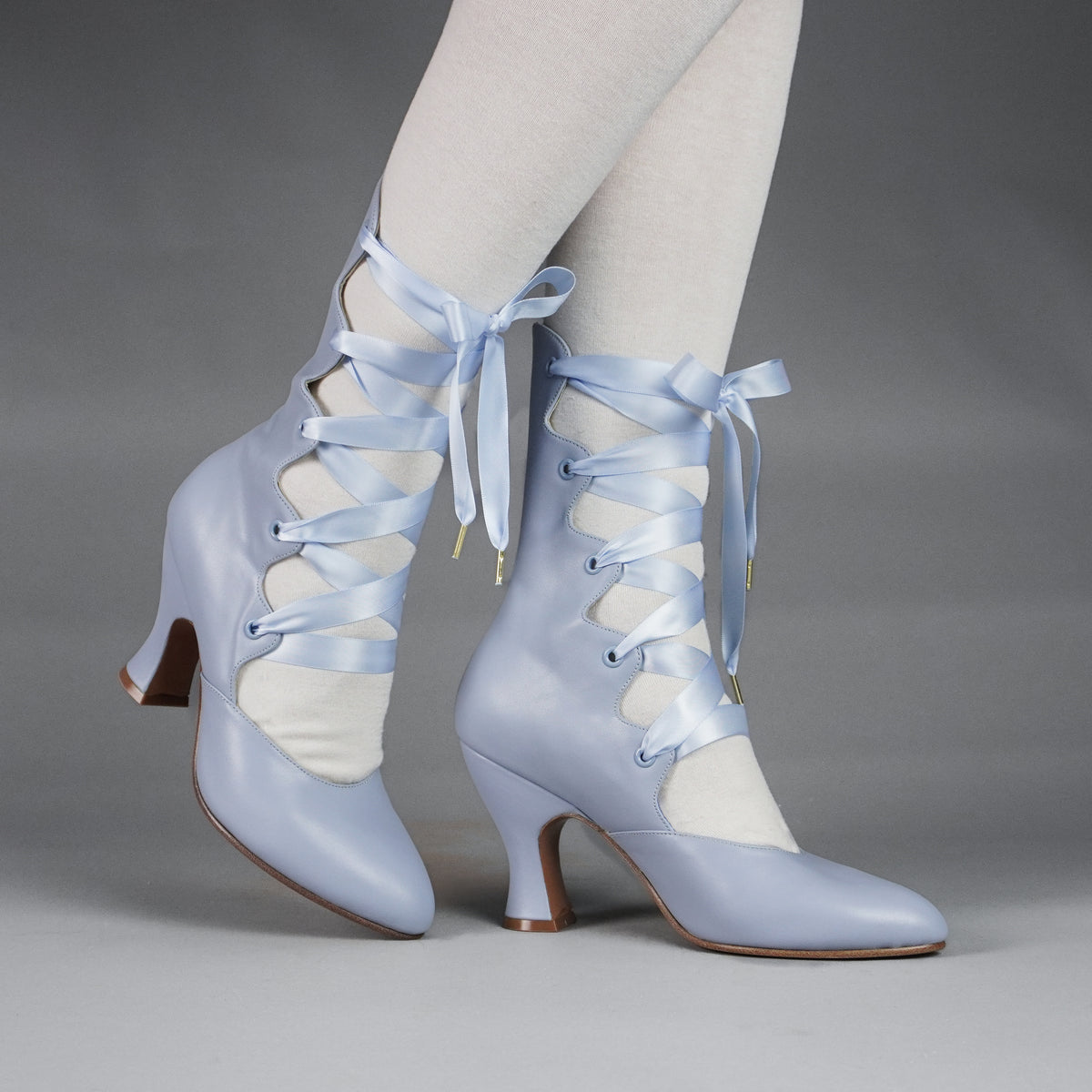 Tango Edwardian Boot (Sky Blue) â American Duchess