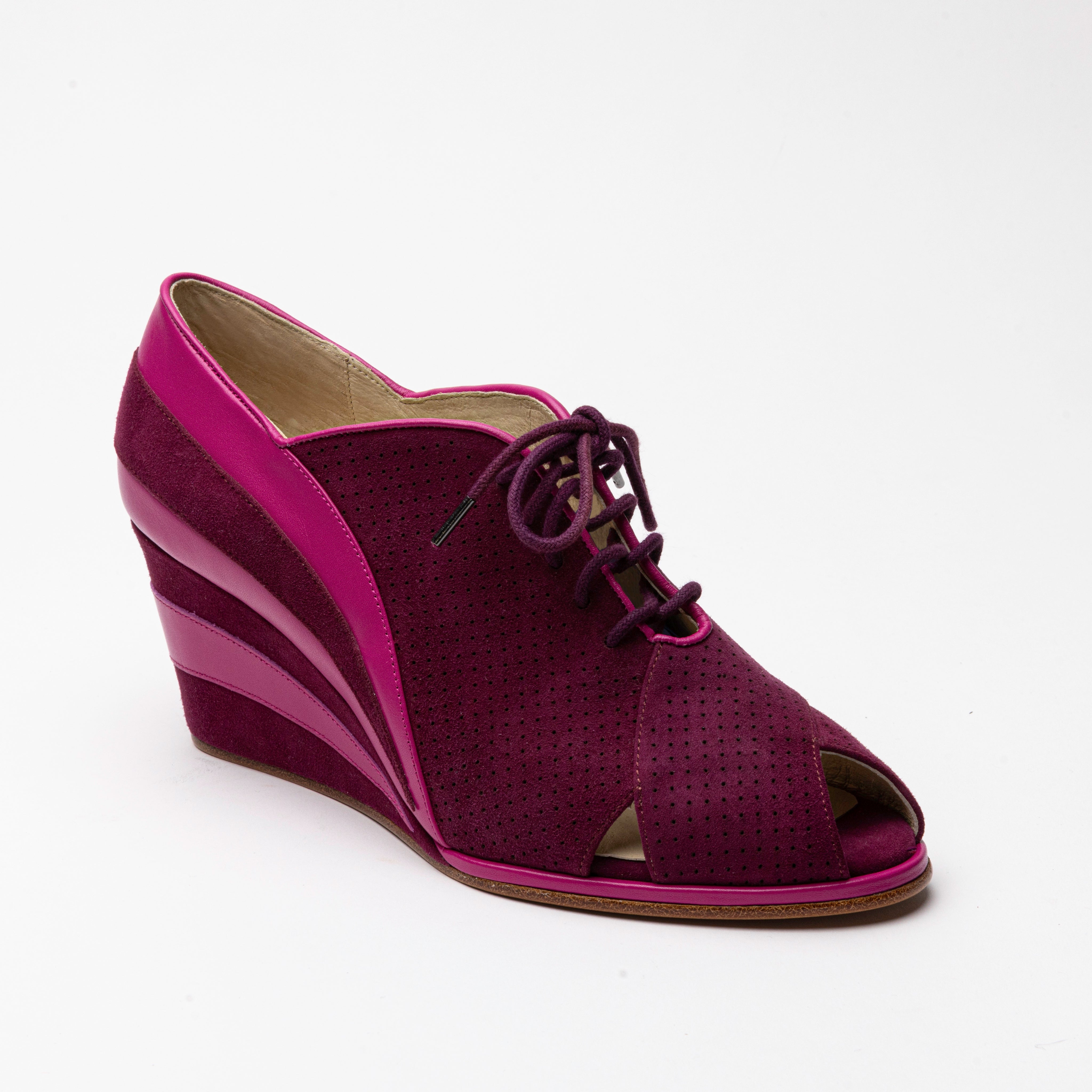 Fuchsia wedges sales