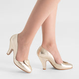 Ginger Vintage Pumps (Gold)