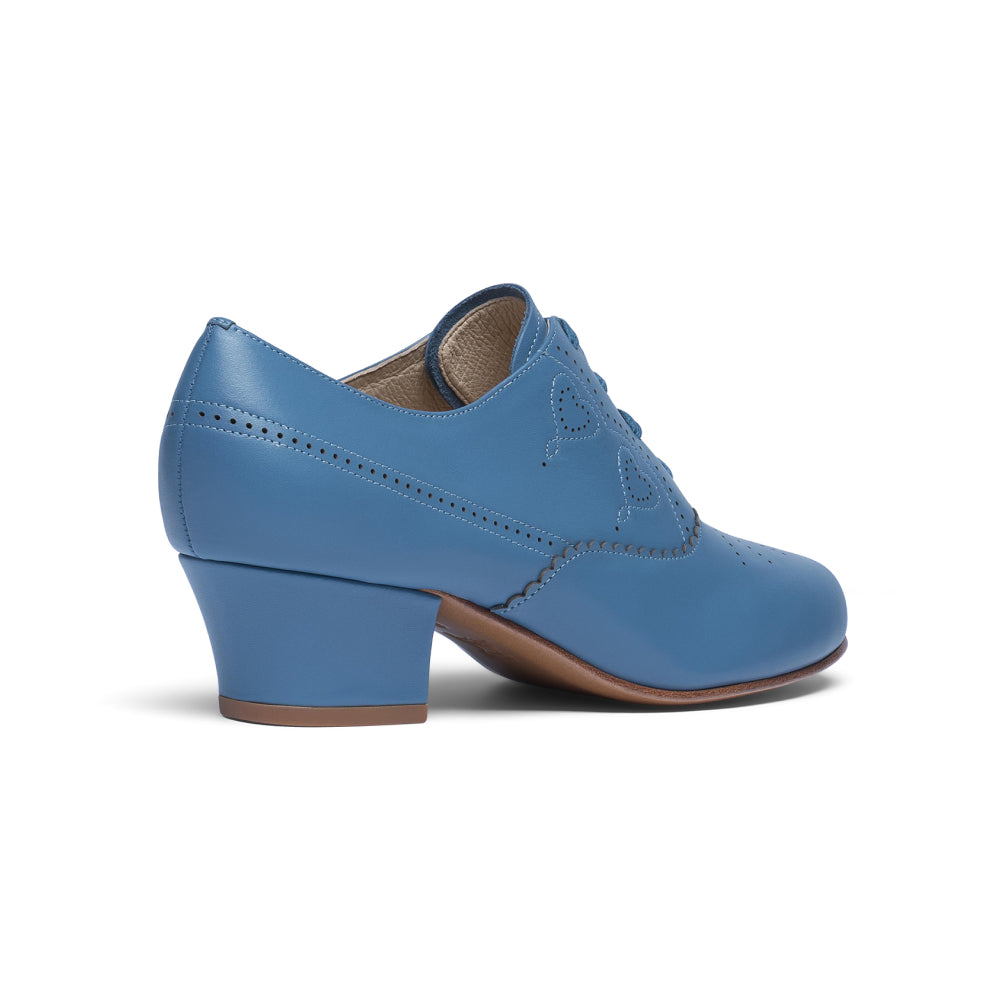 Gretel Vintage Oxfords Wide (Cornflower Blue) 5W