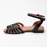 Marta Vintage Sandals (Black)