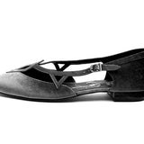 Mildred Vintage Flats (Twilight Blue)