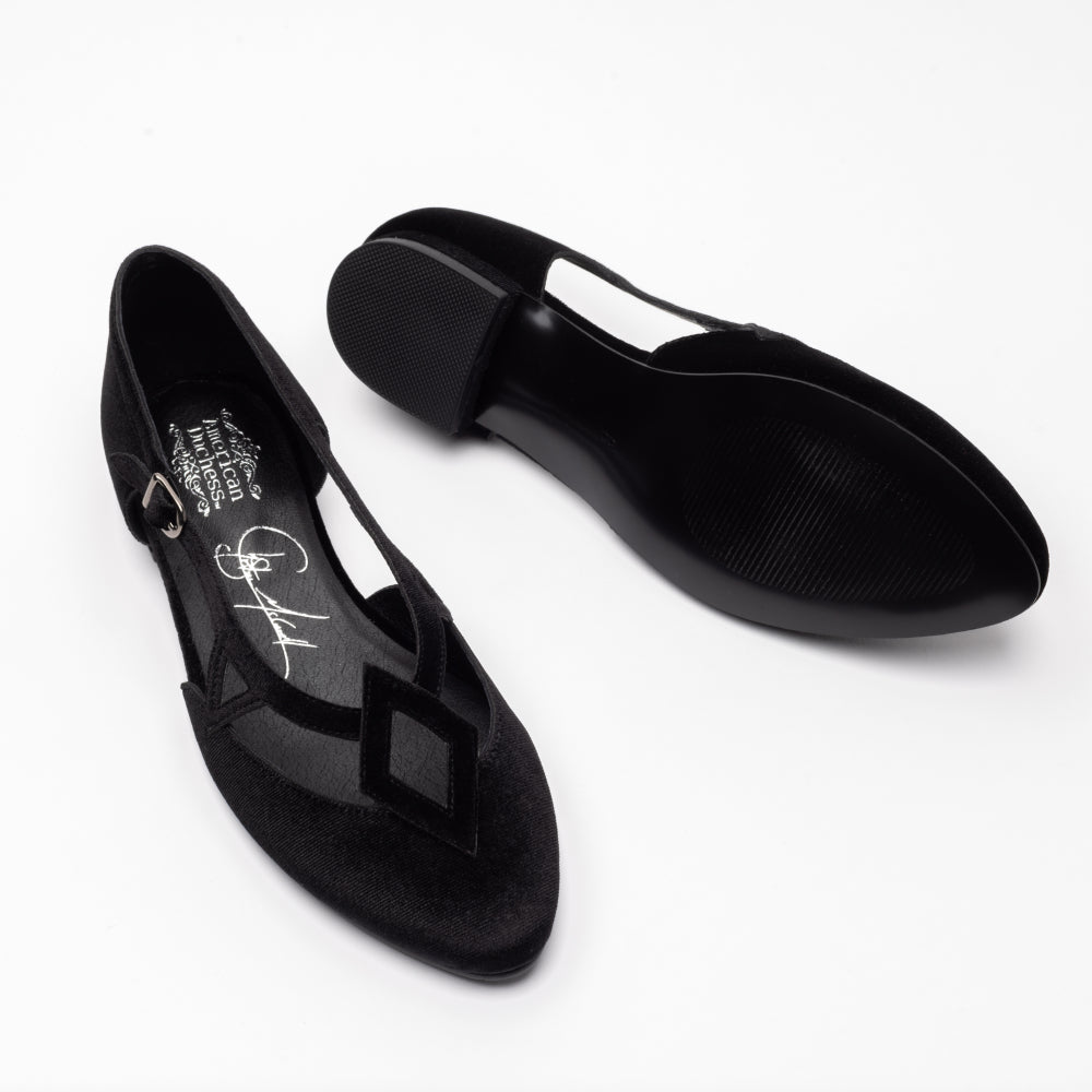 Mildred Vintage Flats (Witching Hour) – American Duchess
