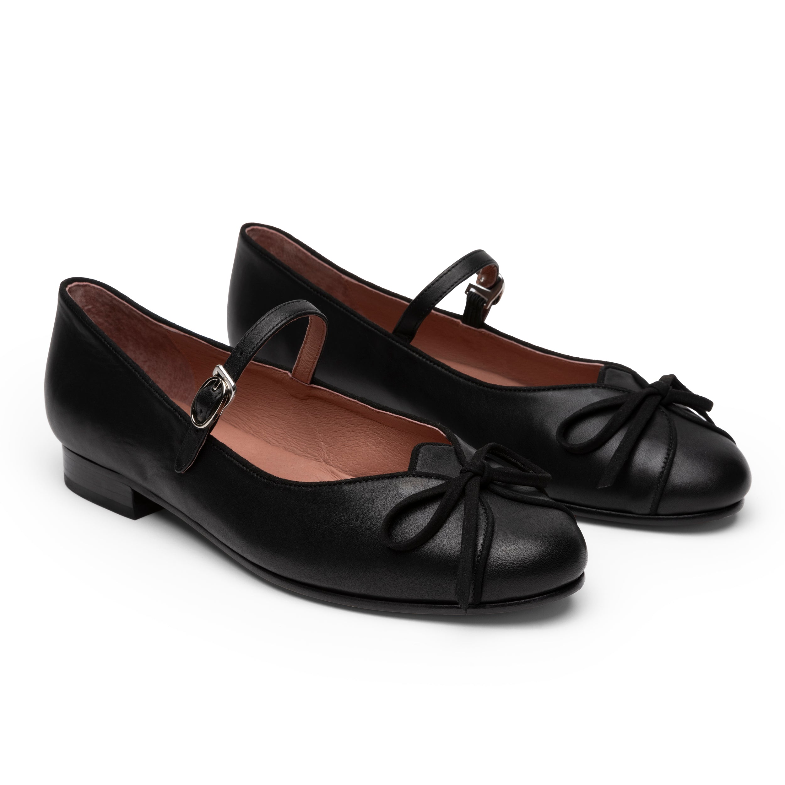 Claud Vintage Flats Black 9.5 Historically Accurate Footwear by American Duchess