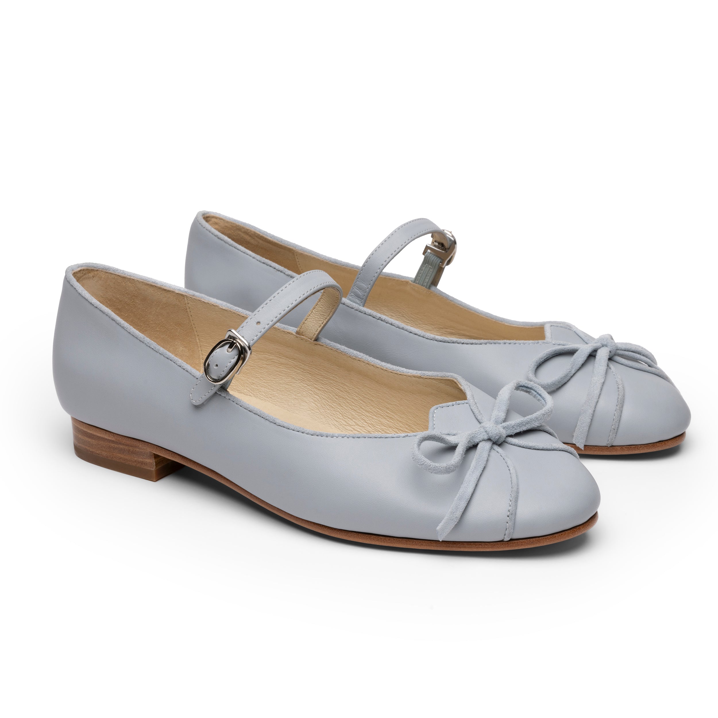Claud Vintage Flats (Dusty Blue) 11
