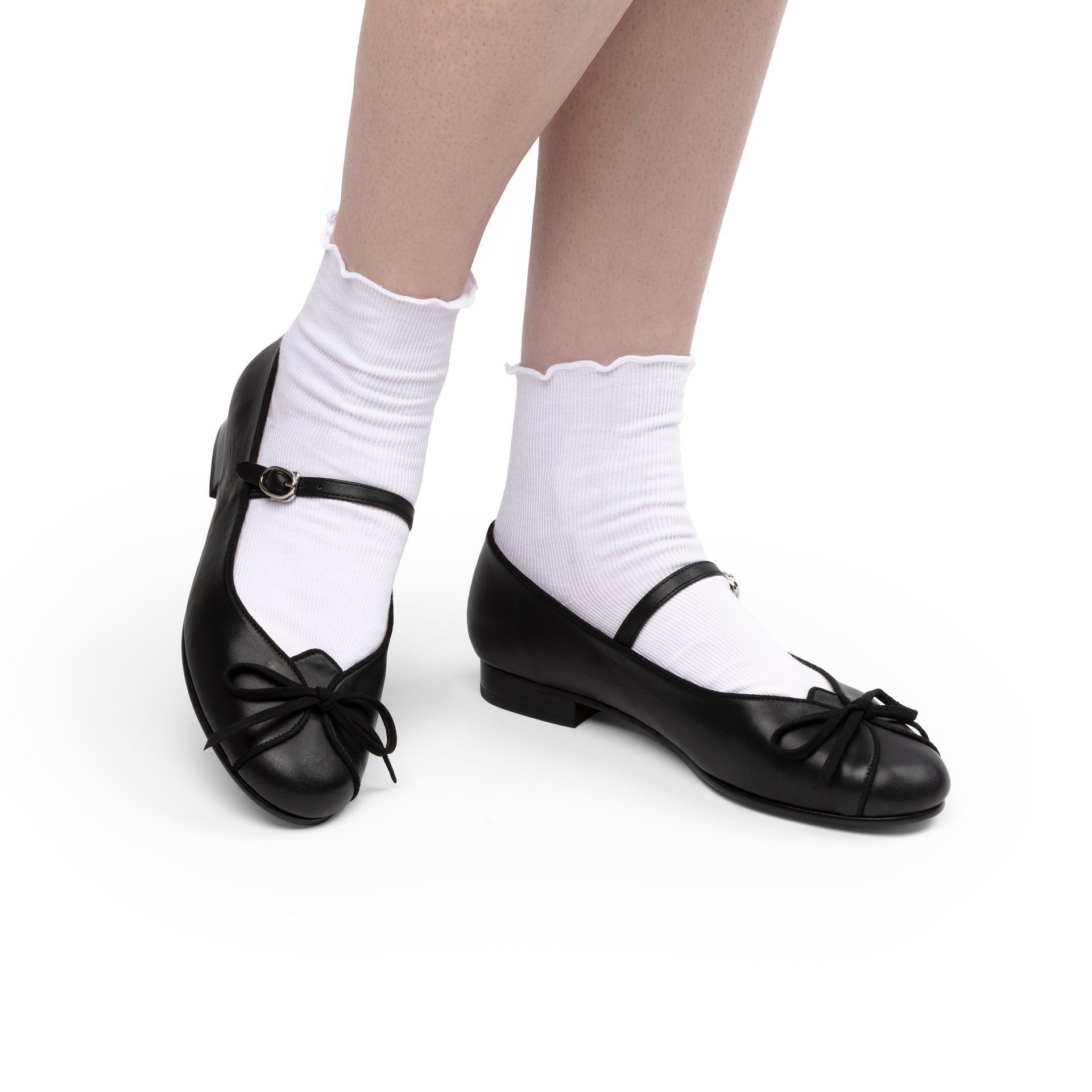 Claud Vintage Flats Wide (Black) – American Duchess