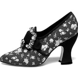 Adelaide Latchet Shoes (Charcoal/Pink)