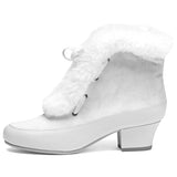 Alpen Retro Winter Booties (Candy Pink/Ivory)