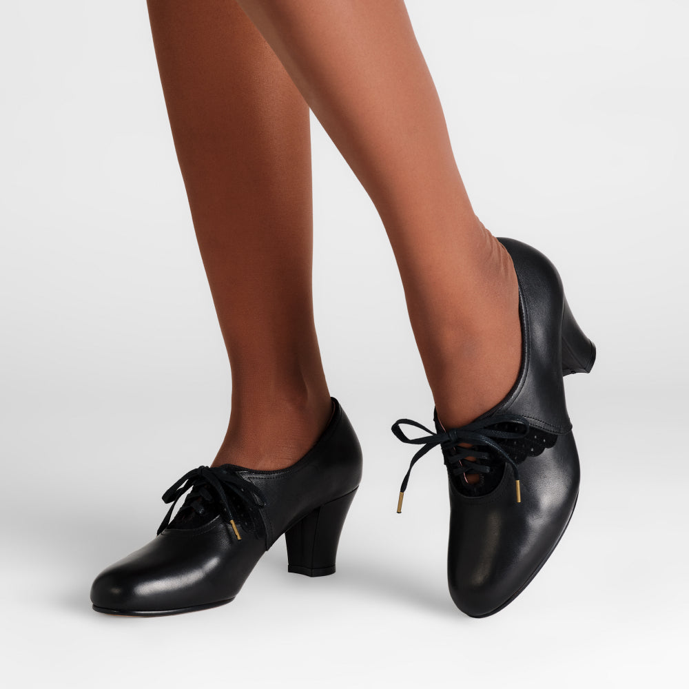Annette Vintage Oxfords (Black) – American Duchess