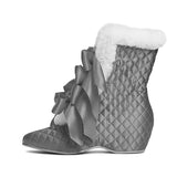 PRE-ORDER Victoria Carriage Boots (Red/Ivory)