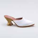 Charlotte 18th Century Mules (Ivory)