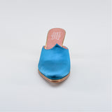 Charlotte 18th Century Mules (Teal)