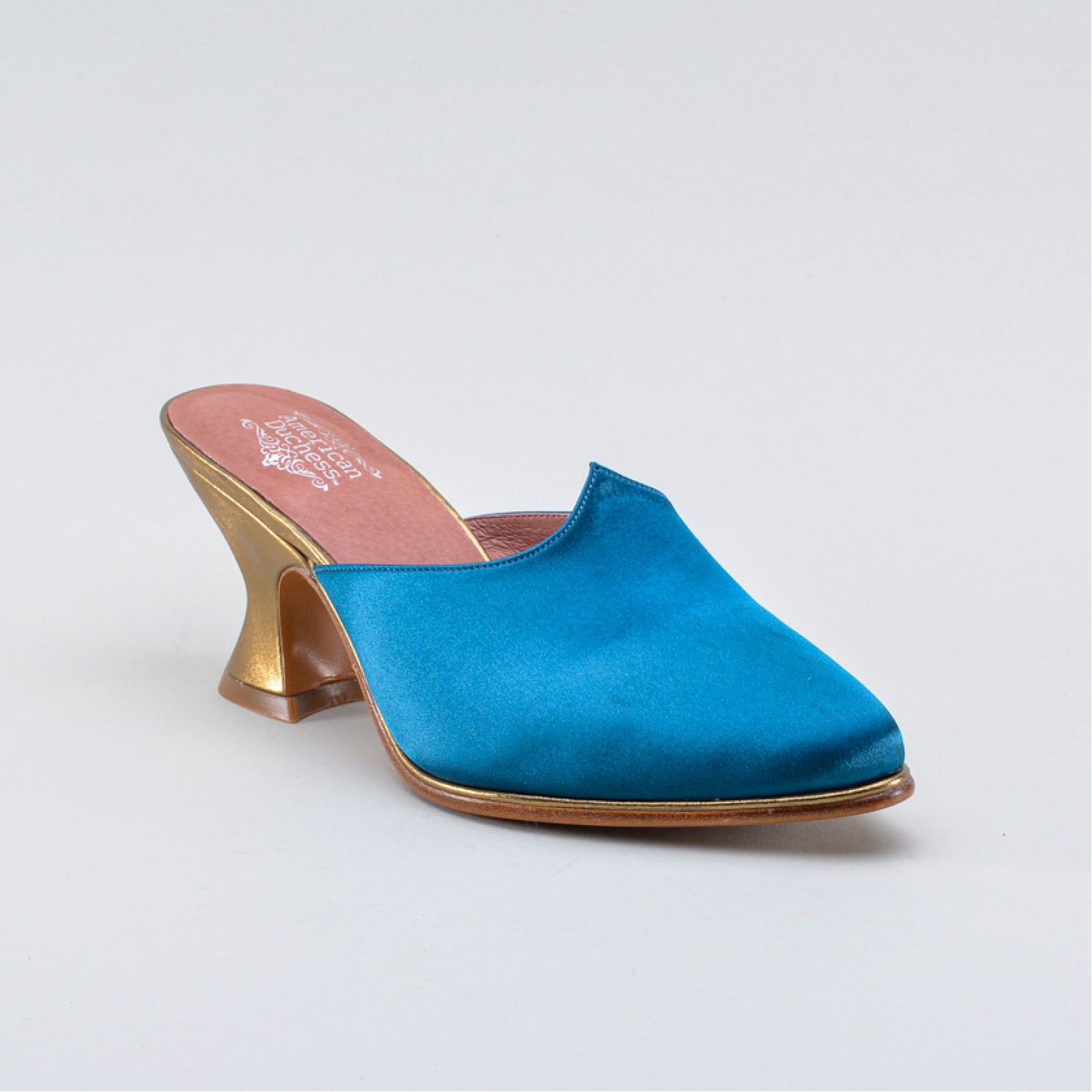 Charlotte Women s 18th Century Mules Teal 5
