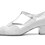 Doris 1920s Pumps (Blush Pink)