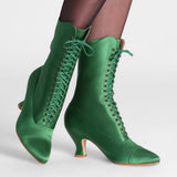 Edith Edwardian Boots (Paris Green)