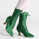 Edith Edwardian Boots (Paris Green)