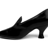 Elsie Edwardian Pumps (Cordovan/Chocolate)