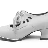 Gibson Edwardian Leather Shoes (Soft Ivory)