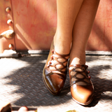 Gloria Edwardian Shoes (Ivory)