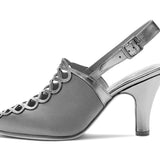 Hedy Vintage Slingbacks (Mauve/Purple Pewter)
