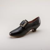 Kensington 18th Century Leather Shoes Wide (Black)