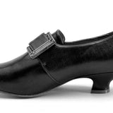 Kensington 18th Century Leather Shoes Wide (Bordeaux)