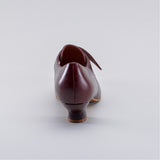 Kensington 18th Century Leather Shoes Wide (Bordeaux)