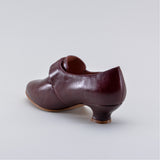 Kensington 18th Century Leather Shoes Wide (Bordeaux)