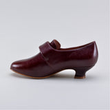 Kensington 18th Century Leather Shoes Wide (Bordeaux)