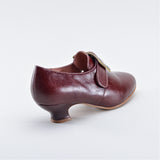 Kensington 18th Century Leather Shoes Wide (Bordeaux)
