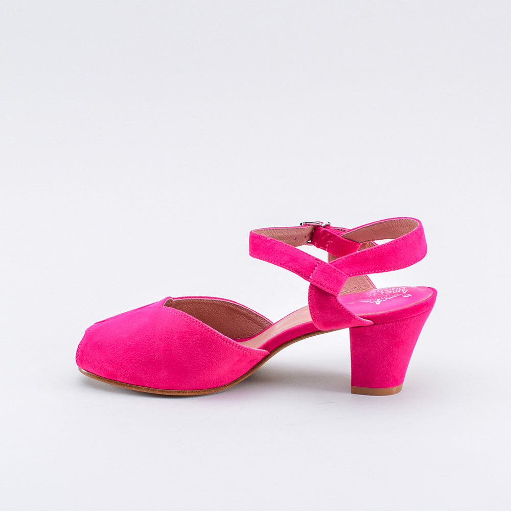 Lido Vintage Sandals (Hot Pink) – American Duchess