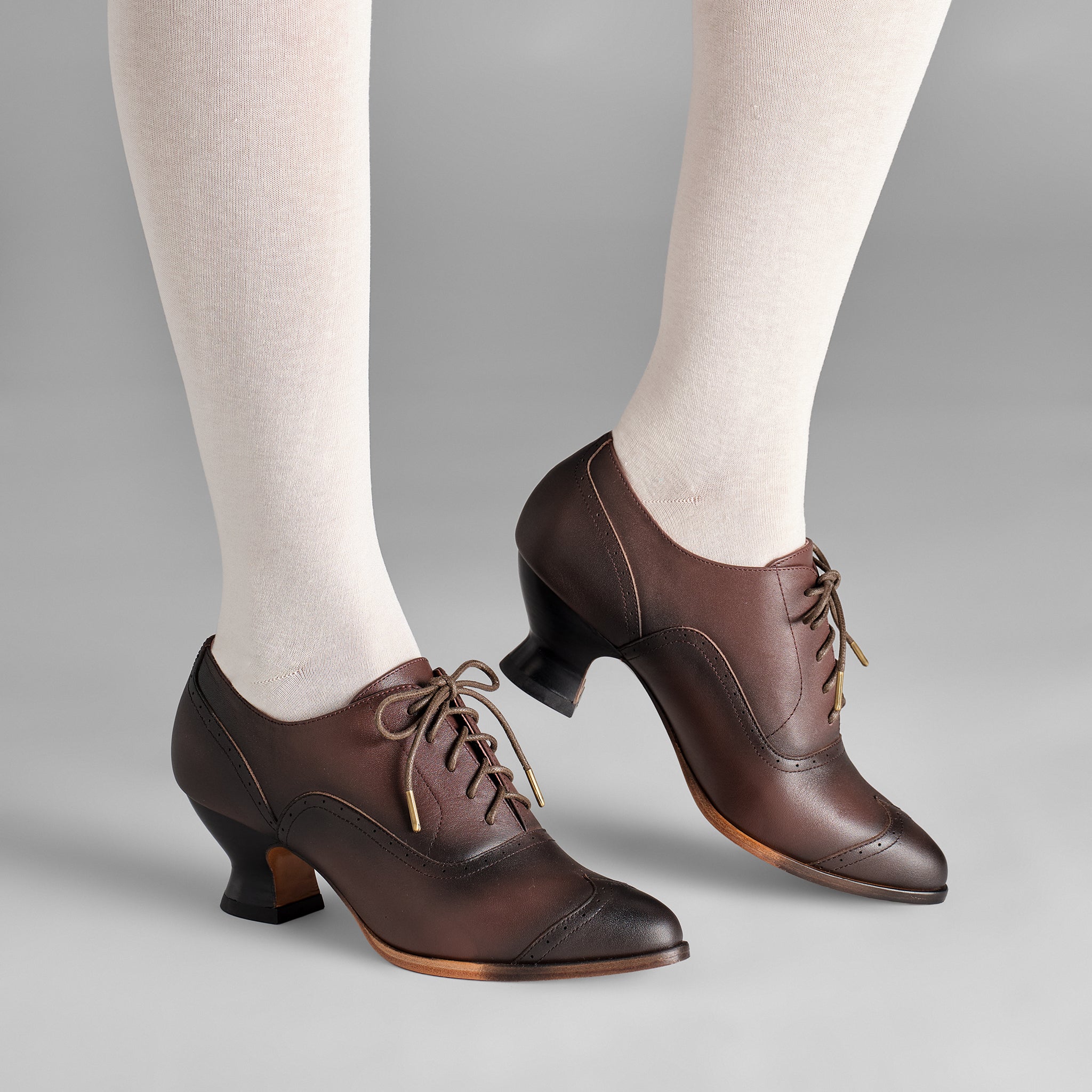Londoner Women's Edwardian Oxfords (Brown) 11
