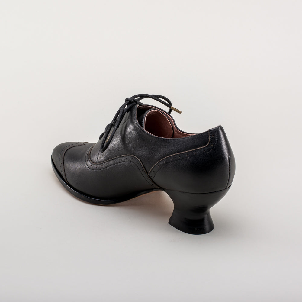 Londoner Edwardian Oxfords Wide (Black)