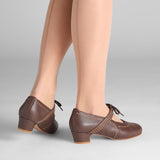 Margaret 1920s Shoes (Tan/Brown)