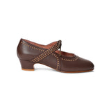 Margaret 1920s Shoes (Tan/Brown)