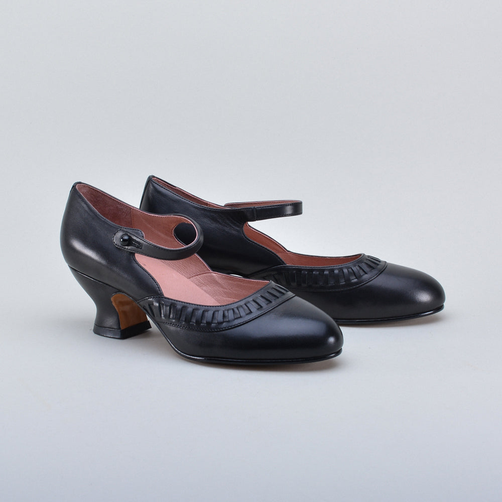Marjorie Women s 1920s Shoes Black