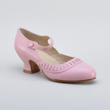 Marjorie 1920s Shoes (Blush Pink)