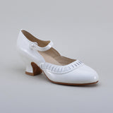 Marjorie 1920s Shoes (Soft White)