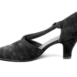 Melrose Vintage Pumps (Brick Red Suede)